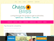 Tablet Screenshot of chaosisbliss.com